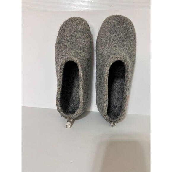 BAABUK EU 41 Men 8 Women's 10 Felted Wool Gus Slippers Handmade - Picture 6 of 9